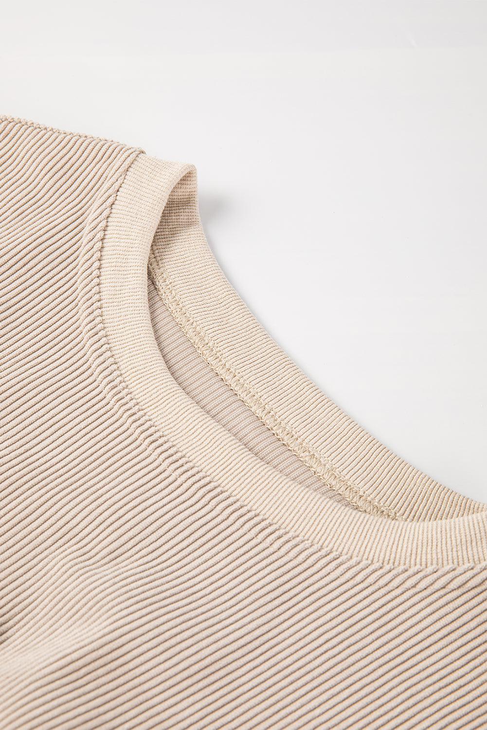 Orange Thanksgiving Thankful Casual Ribbed Corded Sweatshirt