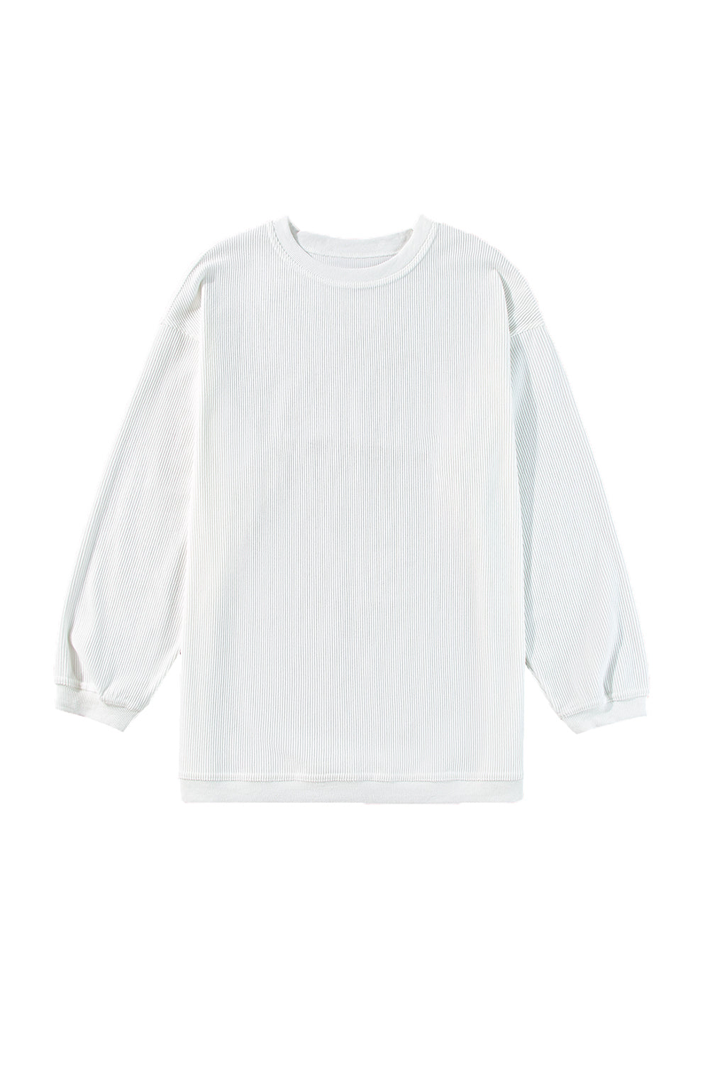 Orange Thanksgiving Thankful Casual Ribbed Corded Sweatshirt