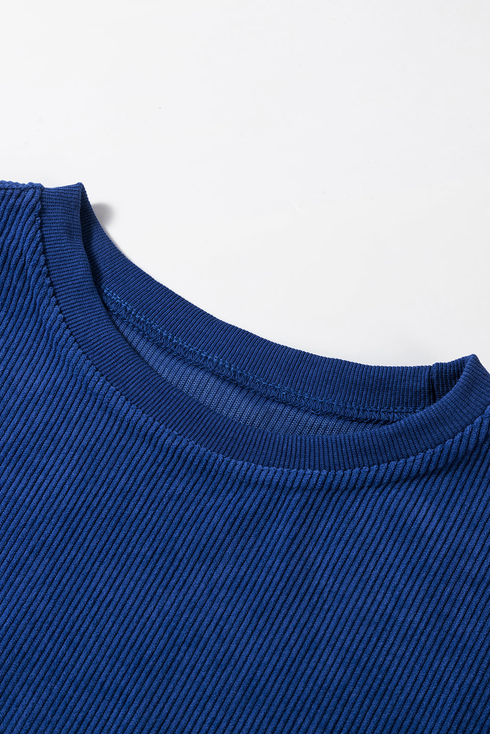 Orange Thanksgiving Thankful Casual Ribbed Corded Sweatshirt